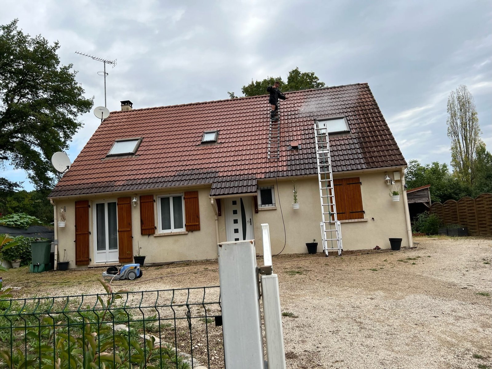 Nettoyage toiture